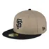 Boné New Era Aba Reta 5950 Mlb Sf Giants Offlin Marrom Claro