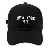 Boné Nyc Rasgadinho Ny Fitão Snapback Aba Curva - Barato