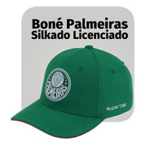 Boné Silkado Bordado Frontal Palmeiras Licenciado