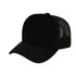 Boné Trucker Preto Liso Rendinha Aba Curva Telinha Promoção