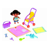 Boneca Baby Dora Carrinho