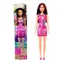 Boneca Barbie Básica Fashion Ruiva Com Vestido Rosa Mattel
