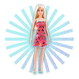Boneca Barbie Básica Loira Mattel Menina Presente Brinquedo