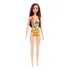 Boneca Barbie Beach Doll Traje De Banho Laranja Oriental Hdc49 Mattel