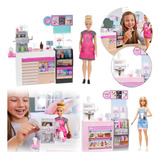 Boneca Barbie Cafeteria De