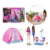Boneca Barbie Camping Com