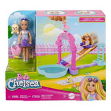 Boneca Barbie Chelsea Parque Aquático Escorrega Htk39 Mattel
