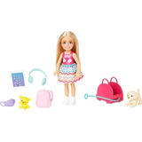 Boneca Barbie Chelsea Viajante Com Acessórios - Mattel