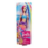 Boneca Barbie Dreamtopia Sereia Cabelo C/mechas Mattel Gjk08