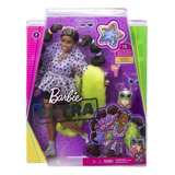 Boneca Barbie Extra 7 Negra De Tranças Mattel Trança Coleção