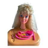 Boneca Barbie Face Hair Plus Antiga 80 90