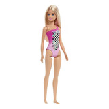 Boneca Barbie Fashion Beach Party Moda Praia Mattel 29cm