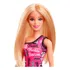 Boneca Barbie Fashion Loira E Vestido Heart Rosa Mattel