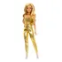 Boneca Barbie Fashionista Com Aparência Dourada