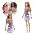 Boneca Barbie Glitter Vestido Lilás Mattel