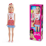 Boneca Barbie Large Profissões Confeiteira Com Acessórios
