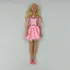 Boneca Barbie Loira Vestido Rosa Óculos Antiga 80 90