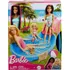 Boneca Barbie Maiô Verde Com Piscina Glam - Mattel Hrj75
