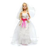 Boneca Barbie Noiva Branco