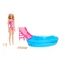 Boneca Barbie Piscina Com Boneca Maiô Rosa Mattel