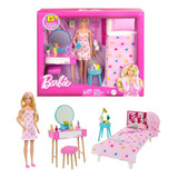 Boneca Barbie Playset Quarto
