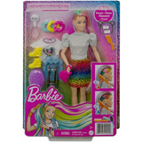 Boneca Barbie Premium Cabelo Muda De Cor Original Mattel N F