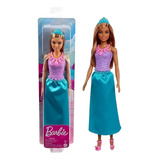  Boneca Barbie Princesa Original Morena Mattel - Dmm06