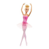 Boneca Barbie Quero Ser Bailarina Loira Clássica Mattel