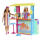 Boneca Barbie Quiosque De Praia Malibu Ecológica - Mattel