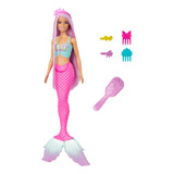 Boneca Barbie Sereia Cabelo
