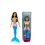 Boneca Barbie Sereia Morena Básica Dreamtopia Hgr07 Mattel