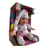 Boneca Bebê - 32 Cm - Baby Fofura Com Pijama - Cotiplás