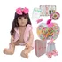 Boneca Bebê Reborn Promoção Completo Kit Miçangas Rebornei