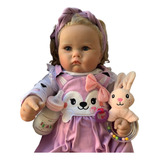 Boneca Bebê Reborn Realista Grande E Gordinha Doll Menina