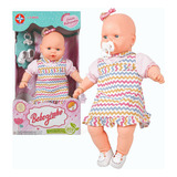 Boneca Bebezinho Vestido Listras