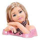 Boneca Busto Charmosa Rainbow Unicórnio Loira Cotiplás