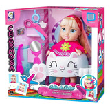 Boneca Charmosa Loira Salao