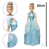 Boneca Cinderela My Size Princesa Disney Gigante 82cm Linda