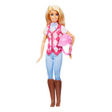 Boneca De Equitacao Barbie