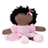 Boneca De Pano 30 Cm Artesanal Menina Negra Luxo Exclusiva