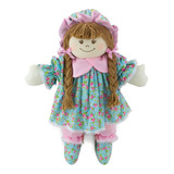 Boneca De Pano Lilas