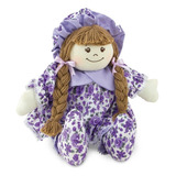 Boneca De Pano Lilas