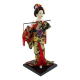 Boneca Decorativa Oriental Japonesa
