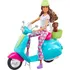 Boneca E Scooter Barbie Fashionistas, Conjunto De Brinquedos