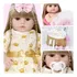 Boneca Estilo Bebê Reborn Baby Alive Princesa Cabelo Loiro
