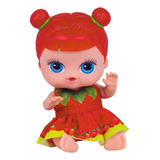Boneca Frutinhas Morango Multicor