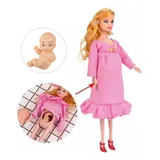 Boneca Gravida Real Familia