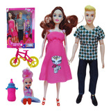 Boneca Gravida Tipo Barbie