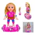 Boneca Hoverboard Bate Volta Luz Som Skate Brinquedo Menina
