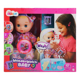 Boneca Little Mommy Wonderwatch Baby C/ Relógio Mattel Hhj18